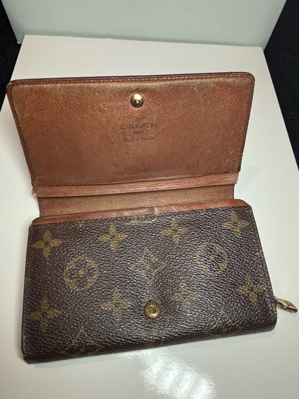 Louis Vuitton Vintage Monogram Tresor Wallet on Chain WOC Made in France RA0913 - Picture 5 of 11
